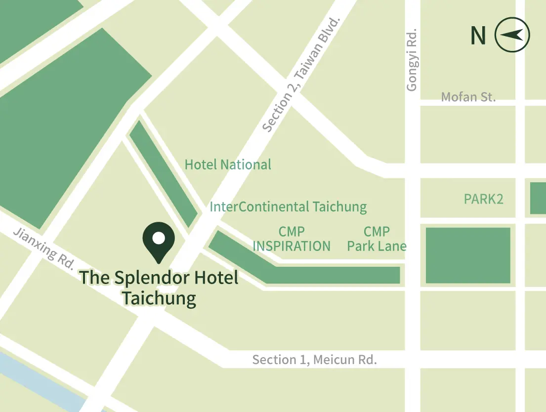 Map 橫 台中金典酒店 Sp